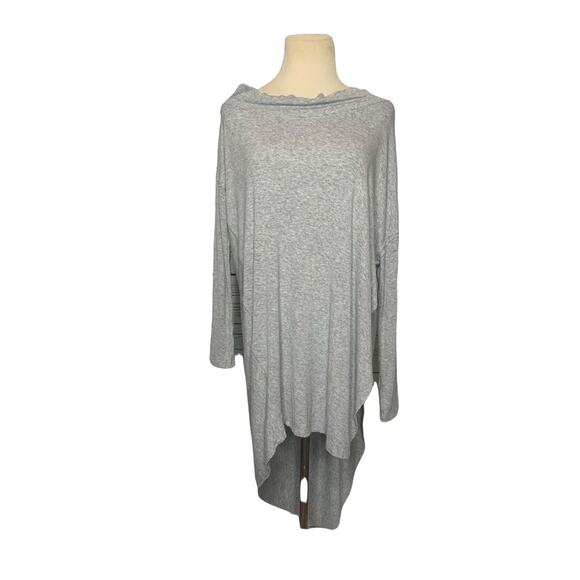 We The Free 3/4 sleeves asymmetrical off shoulder oversize tunic top size XS - Picture 7 of 8